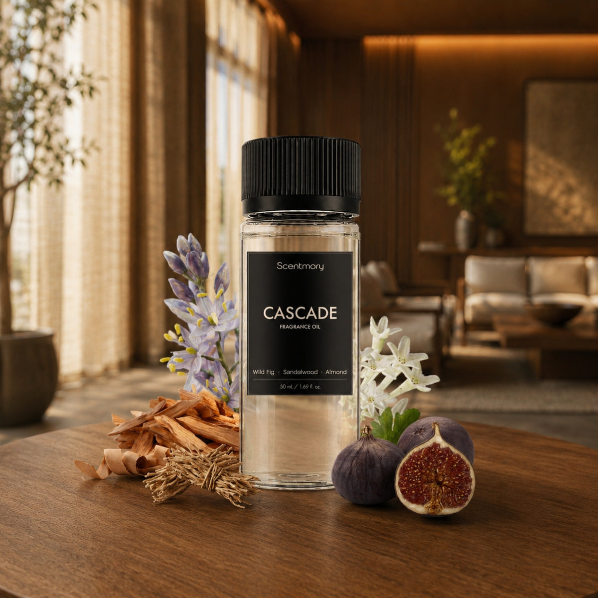 Cascade fragrance oil bottle