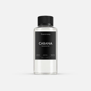 Cabana fragrance oil bottle