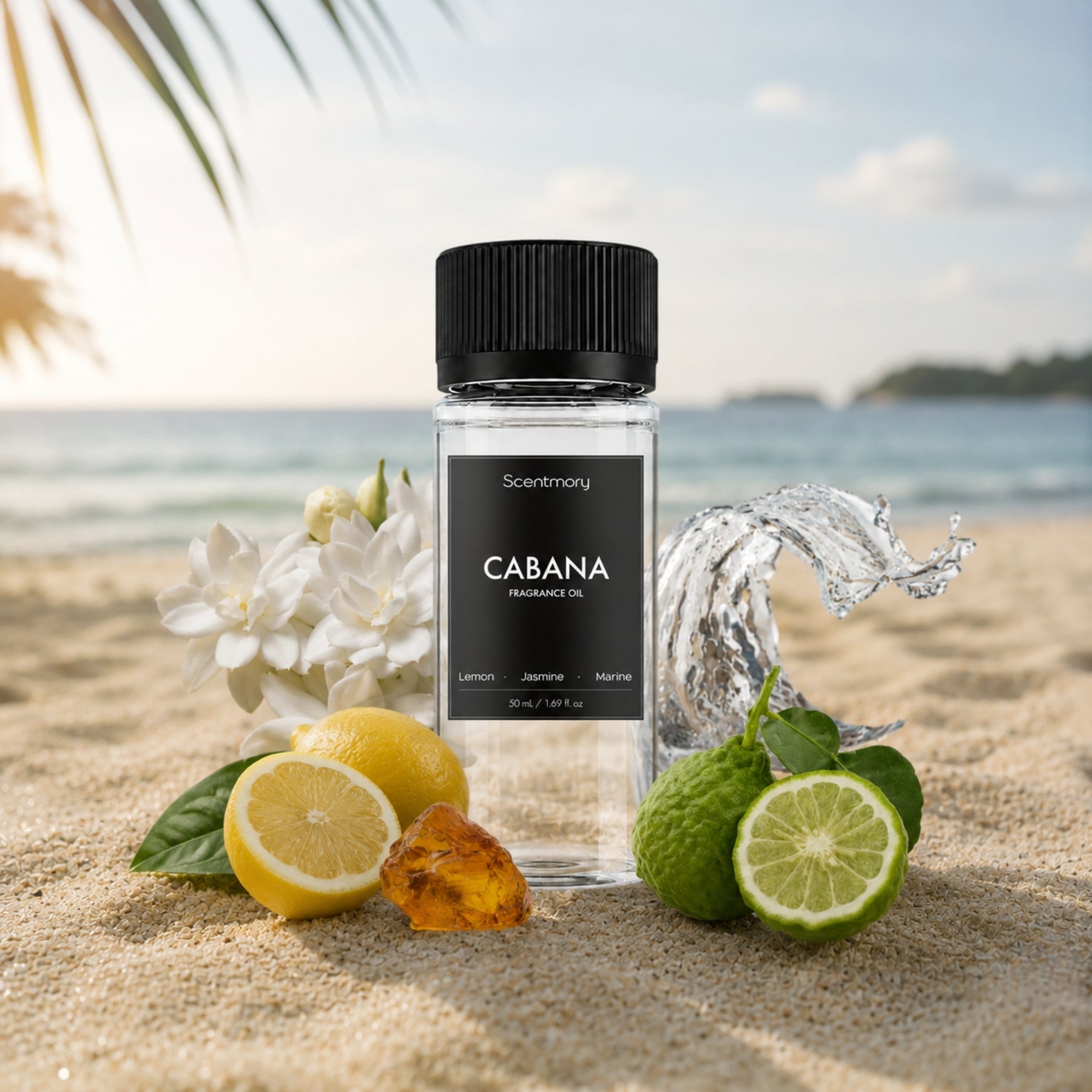 Cabana fragrance oil bottle