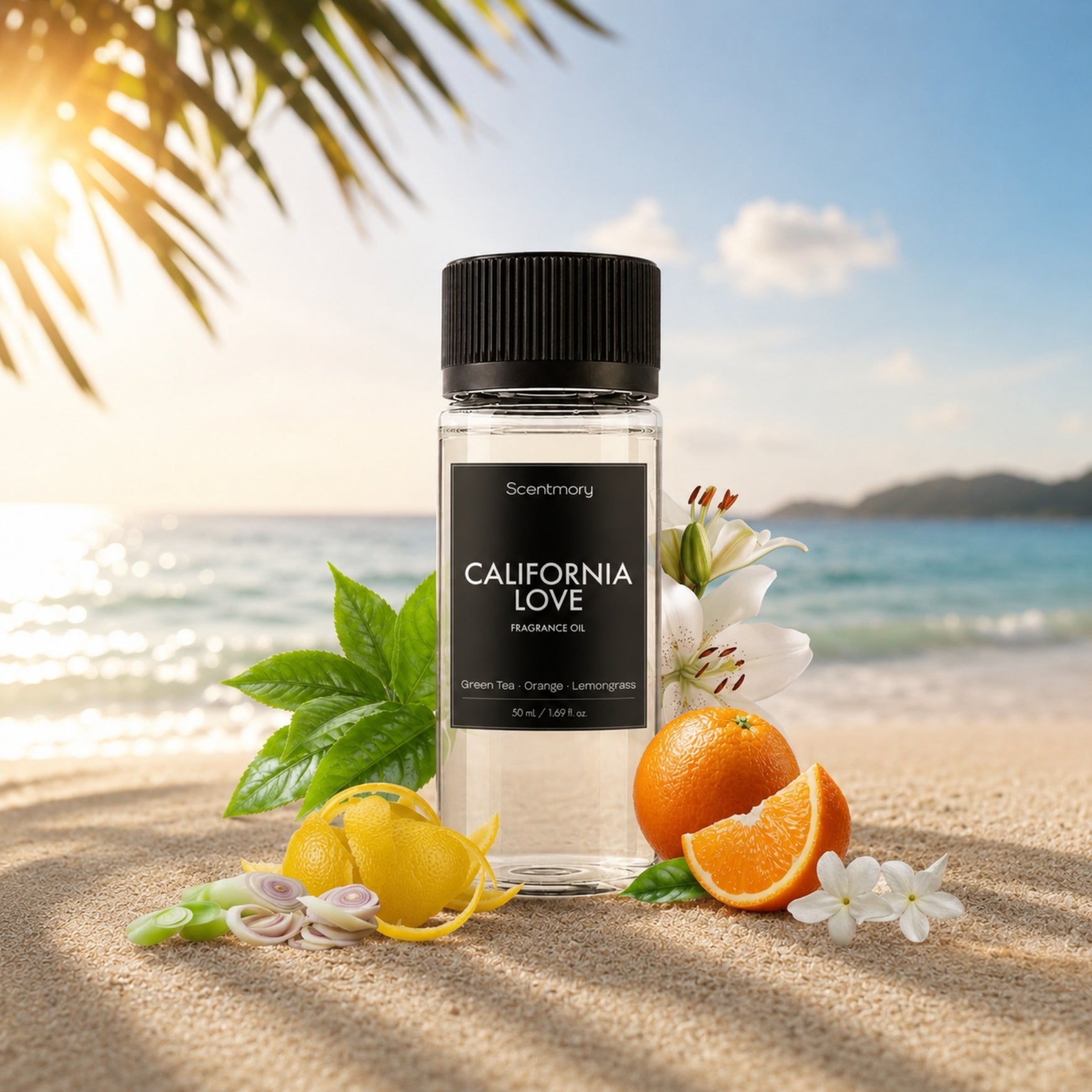 California Love fragrance oil bottle