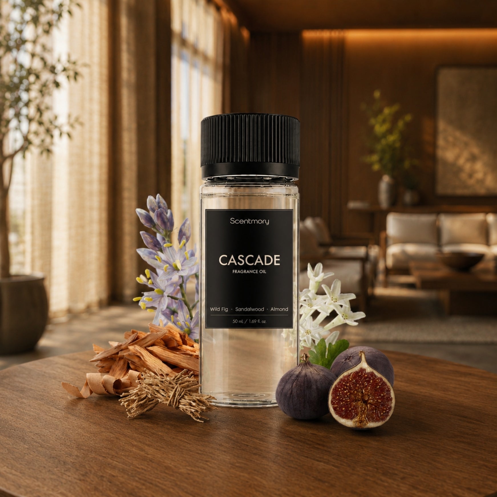 Cascade fragrance oil bottle