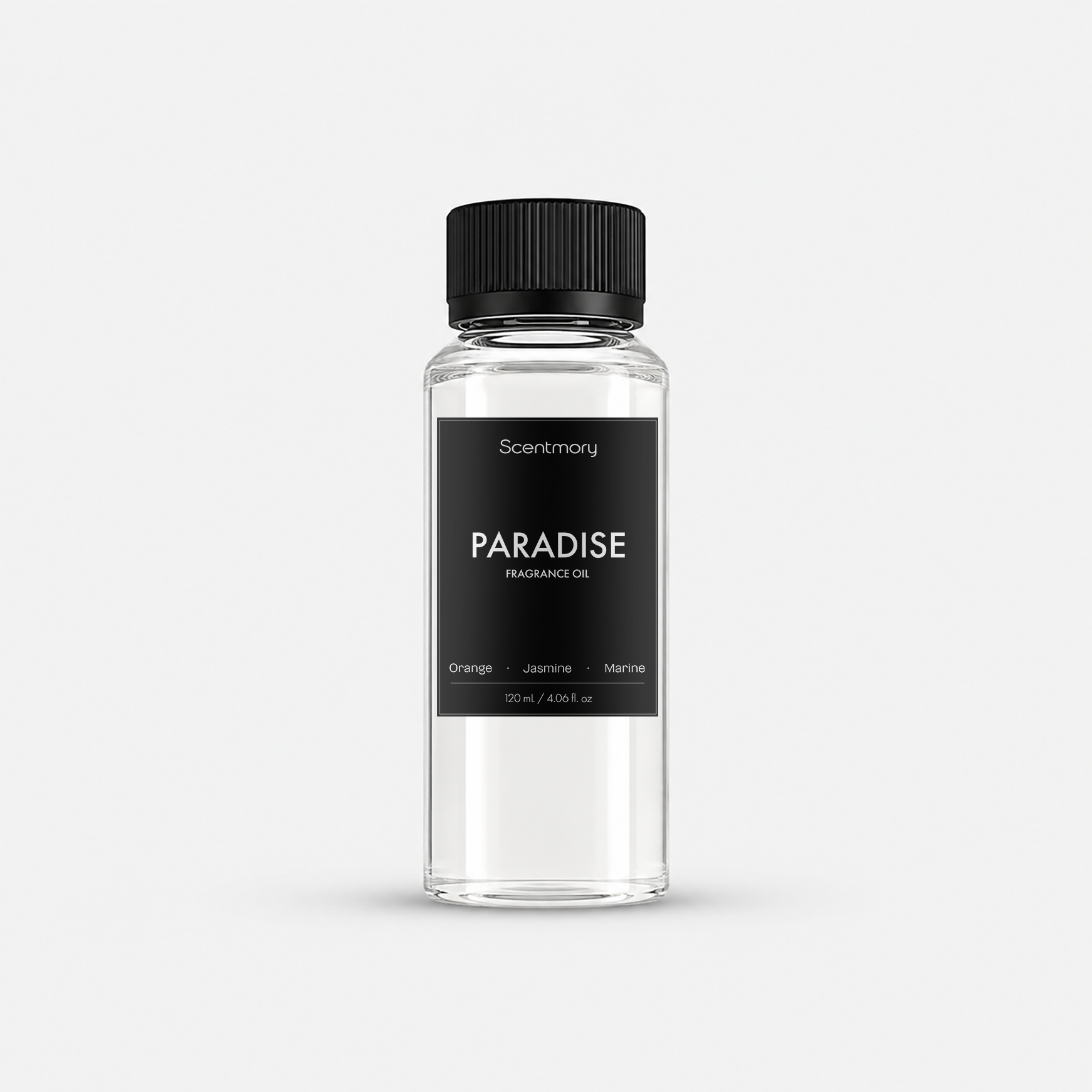 Paradise fragrance oil bottle