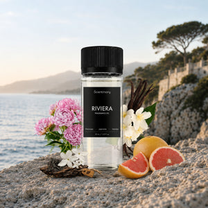 Riviera fragrance oil bottle